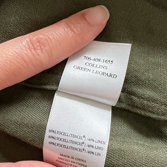 Rails Collins Utility Jacket Green Leopard BNWT - Picture 7 of 7